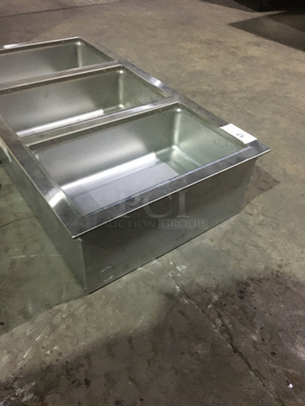 Wells Commercial 3 Well Drop In Steam Table! All Stainless Steel! Model MOD300TD Serial M3TD0917A0018! 208/240V! - Image 4 of 9