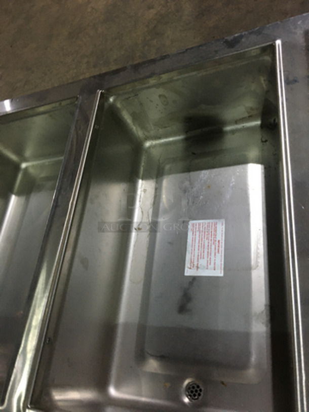 Wells Commercial 3 Well Drop In Steam Table! All Stainless Steel! Model MOD300TD Serial M3TD0917A0018! 208/240V! - Image 6 of 9