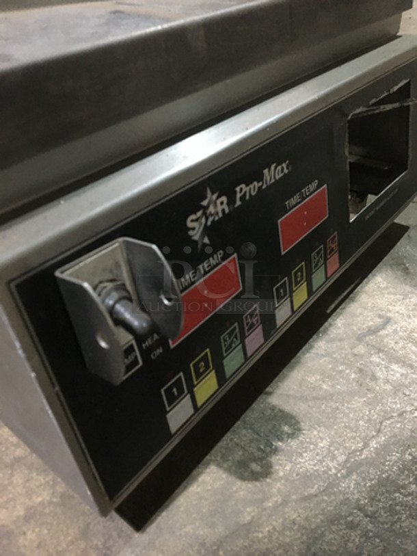 Star Commercial Countertop Clamshell Panini/Sandwich Grill! All Stainless Steel!  - Image 7 of 8