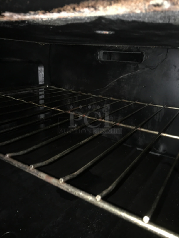 Garland All Stainless Steel Natural Gas Powered 6 Burner Stove! With Full Size Oven Underneath! With Backsplash! - Image 9 of 11