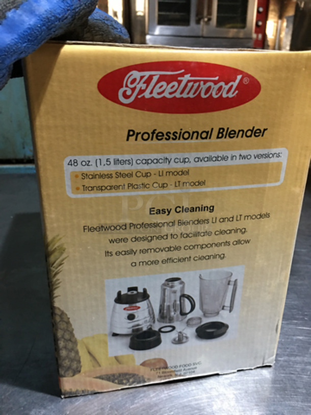 Brand New! Fleetwood Commercial Series Bar Blender! Model LI! 115V 1 Phase! - Image 3 of 3