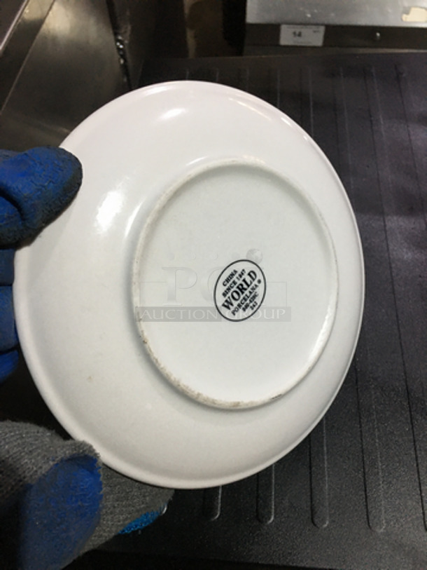 Round Ceramic Dining Plates! 4 X Your Bid! - Image 3 of 4