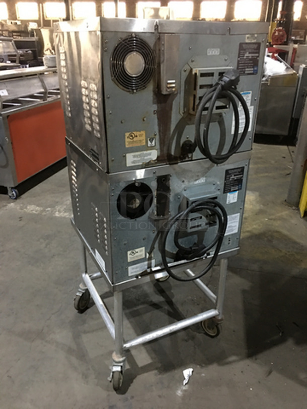 Turbo Chef Commercial Double Deck Rapid Cook Oven! One 2007 & One 2009! On Equipment Stand! All Stainless Steel! Model NGC Serial NGCD627540! 208/230/240V! On Casters! 2 X Your Bid! - Image 3 of 12