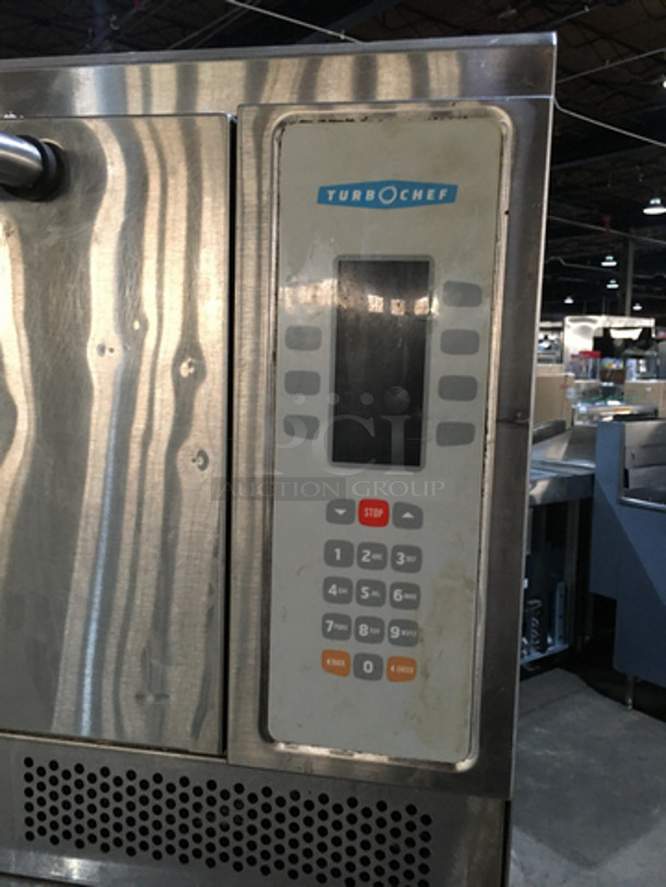 Turbo Chef Commercial Double Deck Rapid Cook Oven! One 2007 & One 2009! On Equipment Stand! All Stainless Steel! Model NGC Serial NGCD627540! 208/230/240V! On Casters! 2 X Your Bid! - Image 7 of 12