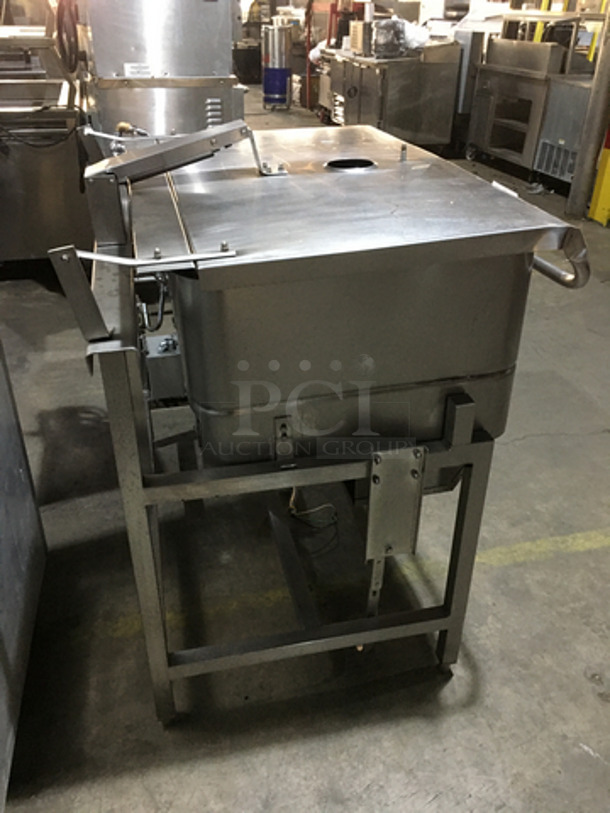 Groen All Stainless Steel Commercial Natural Gas Powered Tilted Braising Pan/Skillet! Model 40 On Legs! - Image 3 of 7