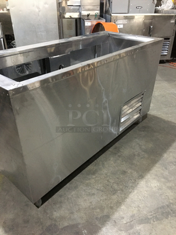 All Stainless Steel Refrigerated Sandwich Prep Table! With 2 Door Underneath Storage Space! Model SC60BM! 115V 1Phase! On Legs! - Image 4 of 8