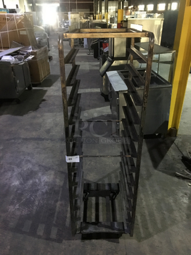 Commercial Pan Transport Rack! Holds Full Size Trays! On Casters!