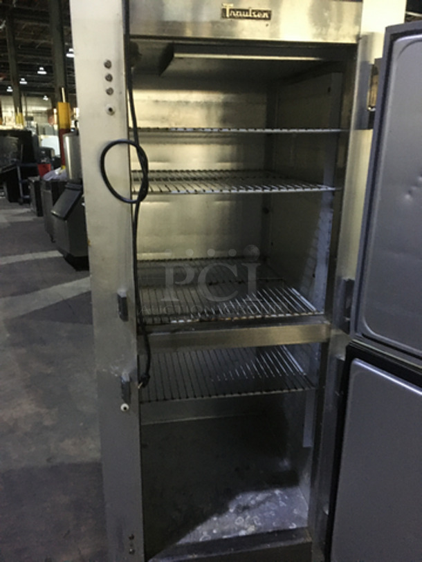 Traulsen Commercial 2 Half Door Reach In Refrigerator! All Stainless Steel! 115V 1Phase! On Commercial Casters! - Image 5 of 9