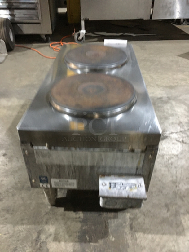 Star Max Commercial Countertop Electric Powered 2 Burner Hot Plate Range! All Stainless Steel! On Legs! - Image 4 of 9