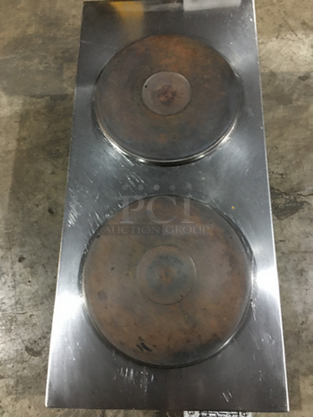 Star Max Commercial Countertop Electric Powered 2 Burner Hot Plate Range! All Stainless Steel! On Legs! - Image 5 of 9