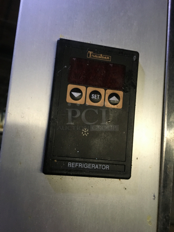 Traulsen Commercial 2 Half Door Reach In Refrigerator! All Stainless Steel! 115V 1Phase! On Commercial Casters! - Image 8 of 9