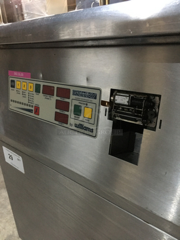 Galaxy By Williams Refrigeration Stainless Steel Blast Chiller! Model WBC60 Serial 0306446468! 208V! On Commercial Casters! - Image 8 of 10