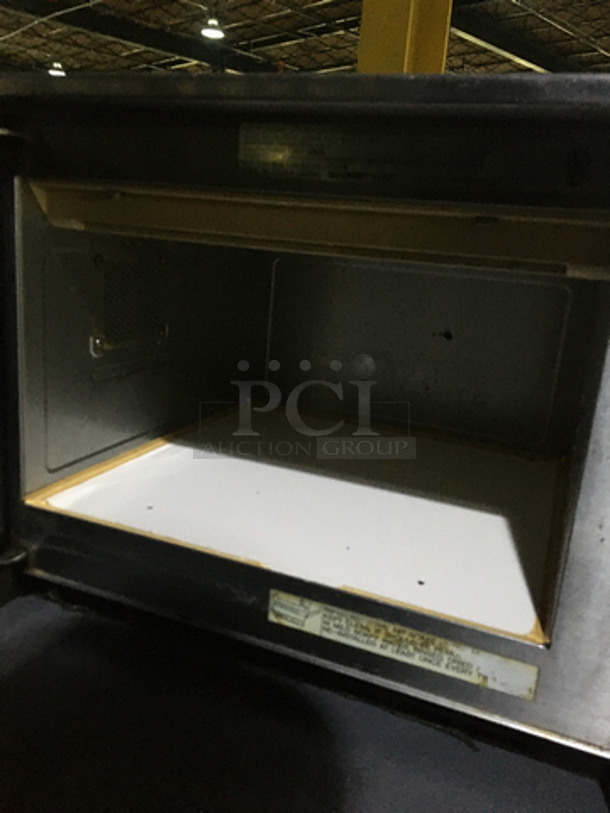 Sharp Commercial Countertop Microwave Oven! With View Through Door! All Stainless Steel! Model R23GTF! 208/230V! - Image 5 of 7
