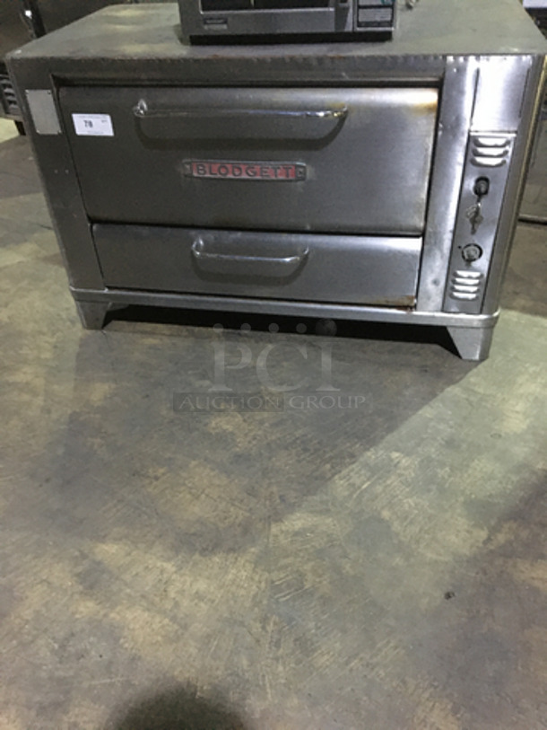 Blodgett Commercial Natural Gas Powered Single Deck Pizza Oven! All Stainless Steel!
