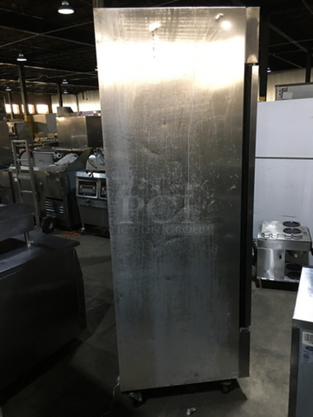 True Commercial 2 Door Reach In Cooler! All Stainless Steel! With Racks! Model T49 Serial 8079857! 115V 1 Phase! On Commercial Casters! - Image 2 of 10