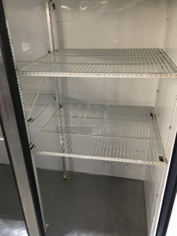 True Commercial 2 Door Reach In Cooler! All Stainless Steel! With Racks! Model T49 Serial 8079857! 115V 1 Phase! On Commercial Casters! - Image 6 of 10