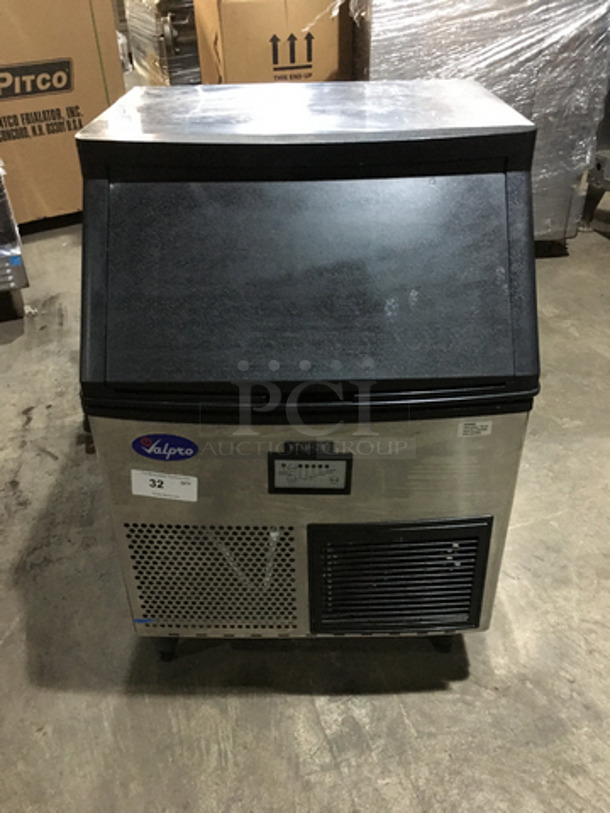 Valpro Commercial Under The Counter Ice Making Machine! All Stainless Steel! Model VPIM280 Serial 8165329! 115V 1Phase! On Legs! - Image 1 of 9