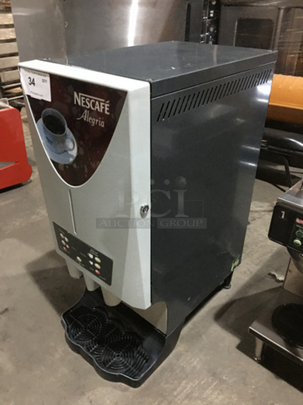 Nescafe Commercial Countertop Hot Beverage Dispenser! Model VCAFE Serial 1205293! 110/230V! - Image 2 of 7