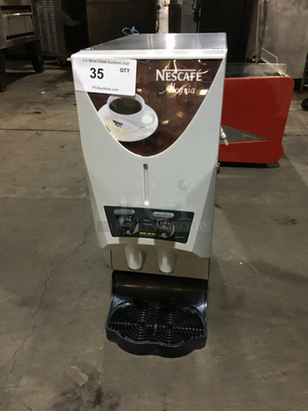 Nescafe Commercial Countertop Hot Beverage Dispenser! Model VCAFE Serial 1404453! 110/230V!