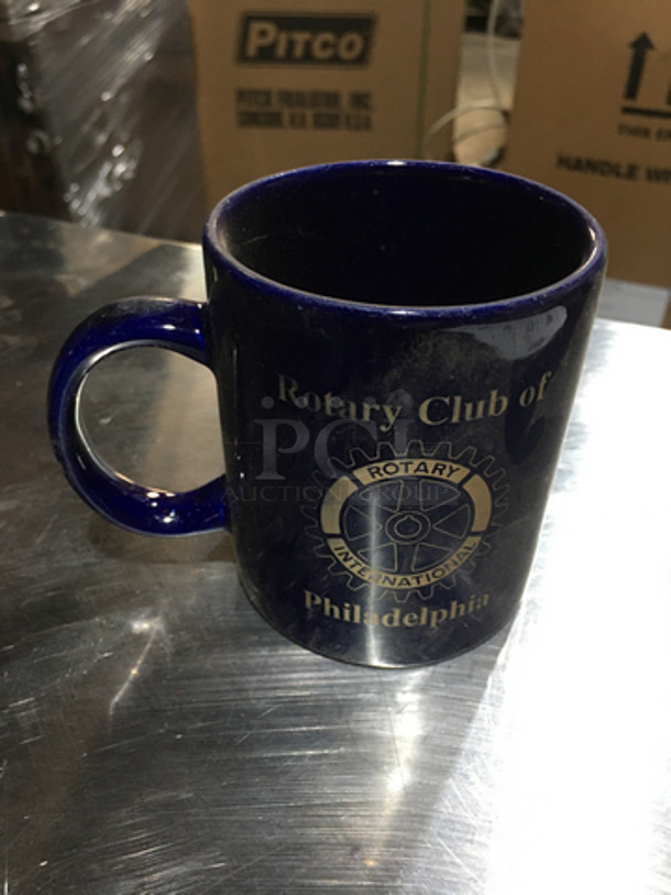 Rotary Club Of Philadelphia Coffee Mugs! 2 X Your Bid!