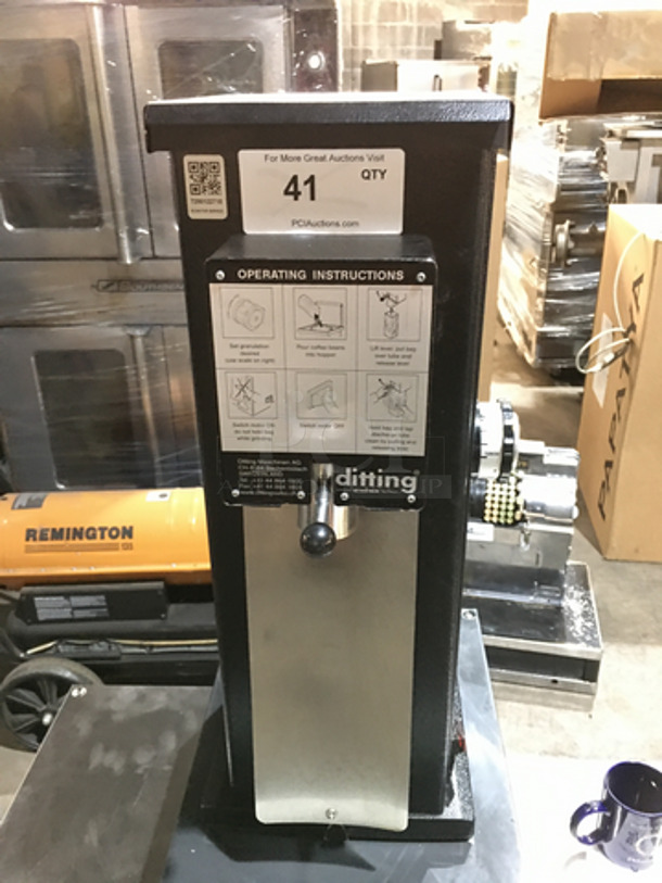 FAB! 2016 LATE MODEL! Ditting Commercial Coffee Bean Grinder Machine! Model KR1203 Serial 2020014111! 120V 1 Phase!