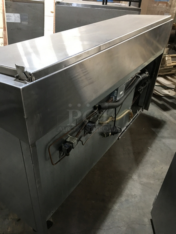 Marsal Commercial Refrigerated Pizza Prep Table! With Single Door Storage Space! With 2 Drawers Underneath! All Stainless Steel! Model BM64! 115V! On Commercial Casters! - Image 2 of 7