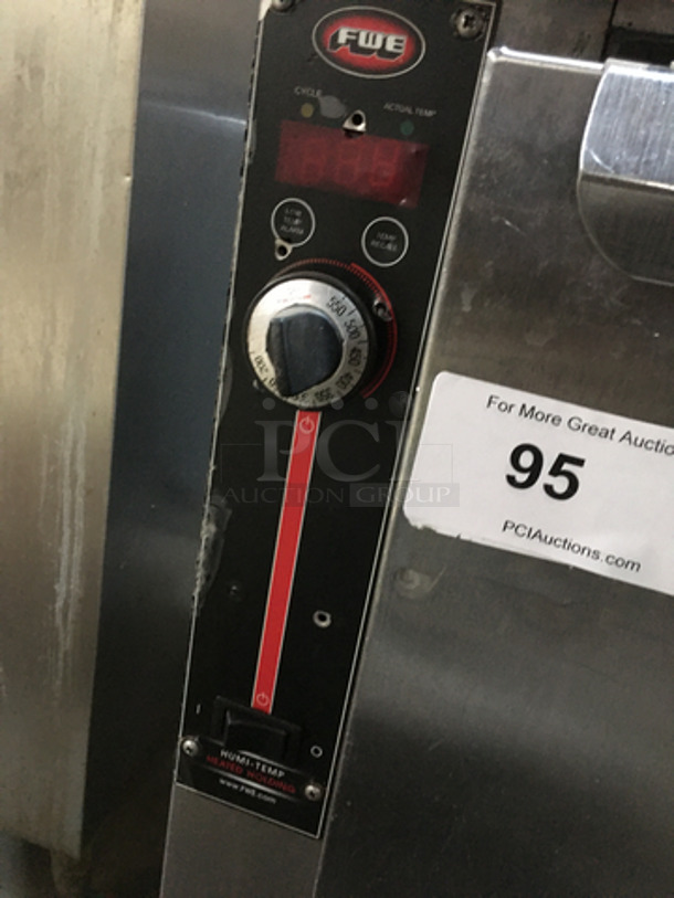FWE All Stainless One Door Food Warming Cabinet! Model HLCSL18268CHP Serial 165031501! 120V 1 Phase! - Image 5 of 7