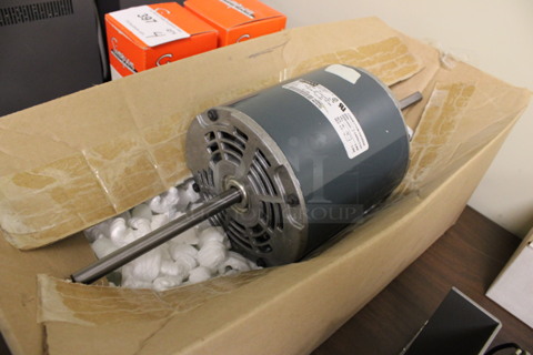 Fasco Motor. 208/230 Volts, 1 Phase. 5.5x5.5x16. (Room 105)