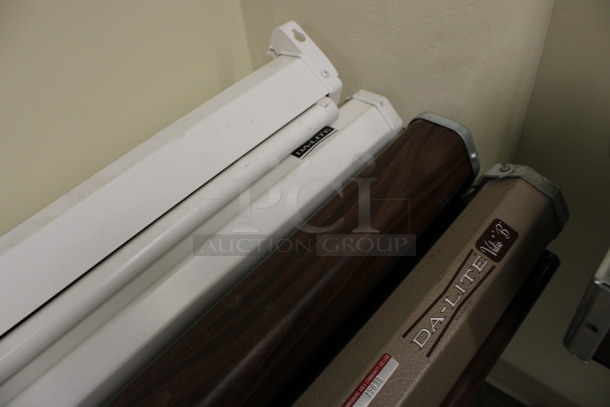 5 Various Projection Screens. Includes Da-Lite. 97". 5 Times Your Bid! (Room 105) - Image 6 of 6