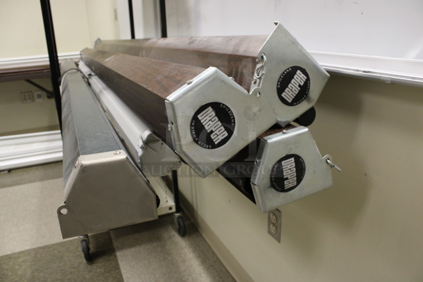 5 Various Projection Screens. Includes Draper. 97", 124". 5 Times Your Bid! Does Not Include Cart. (Room 105) - Image 2 of 5