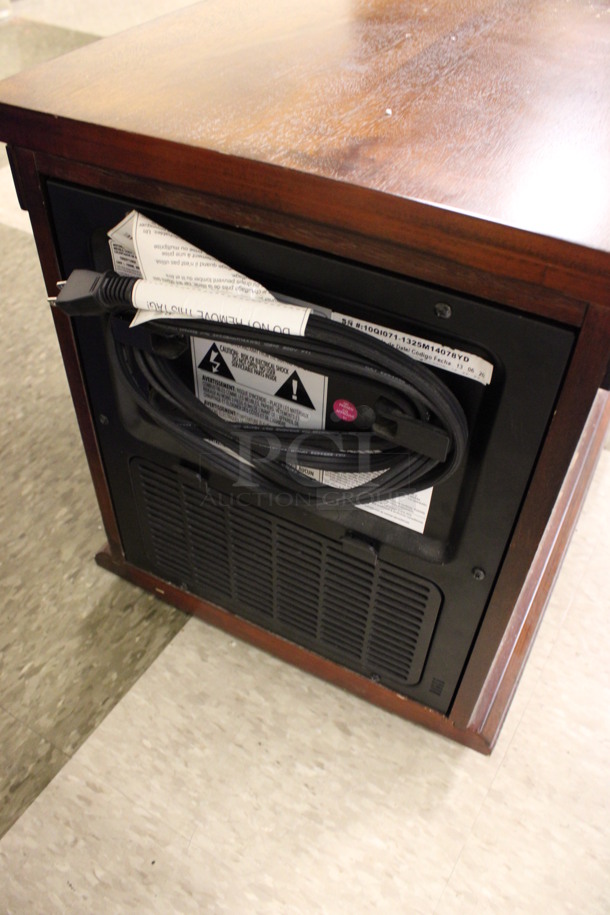 Wood Pattern Electric Powered Portable Fireplace Heater. 16x20x18.5. (Room 105) - Image 4 of 5