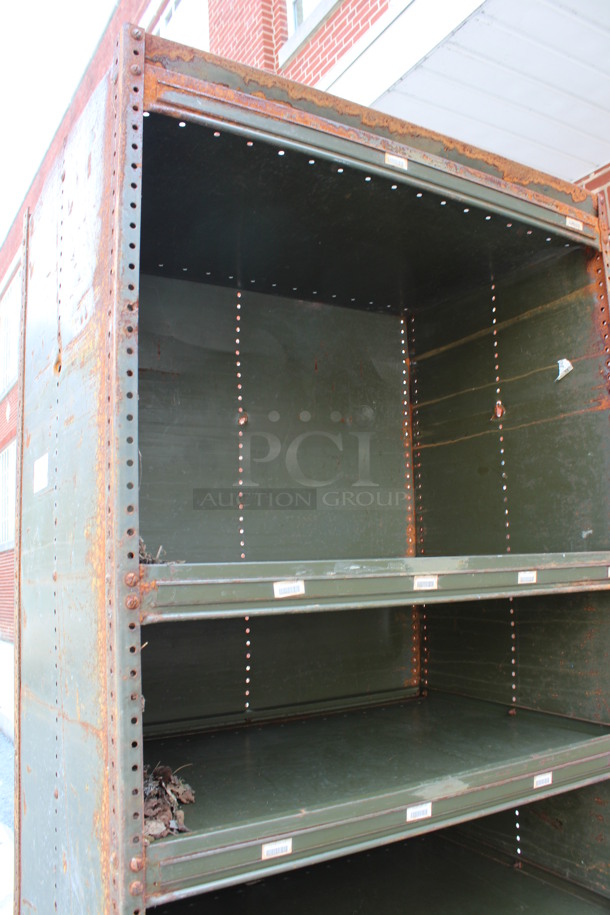 7 Metal Bookshelves. 36x24x87. 7 Times Your Bid! (Parking Lot By Dock) - Image 4 of 6