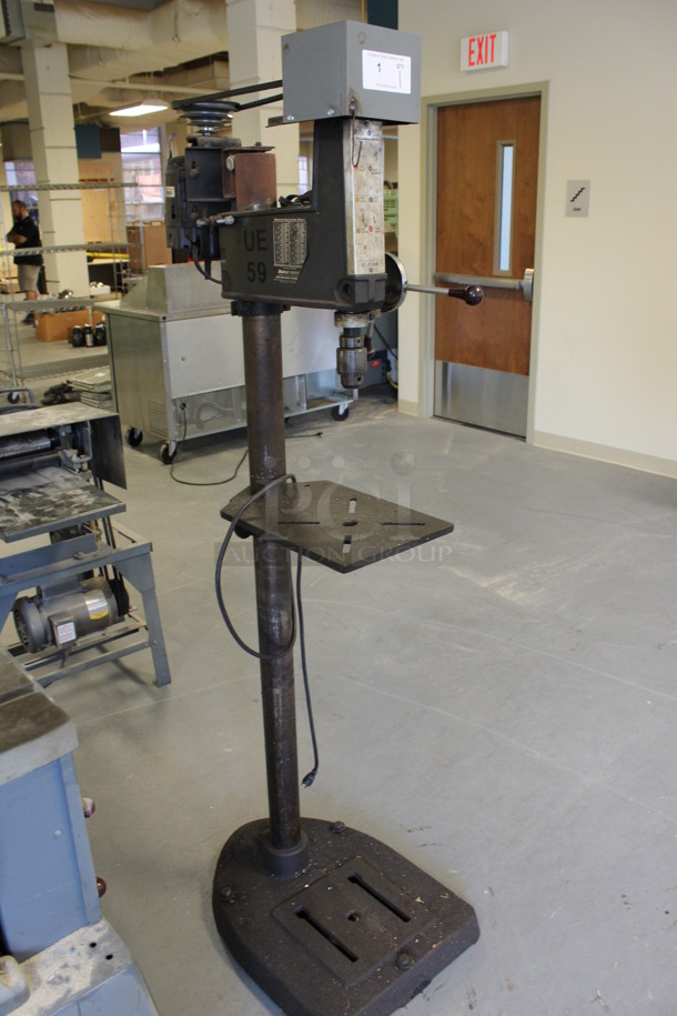 Metal Commercial Floor Style Drill. 18x24x69. (Room 130) - Image 6 of 10