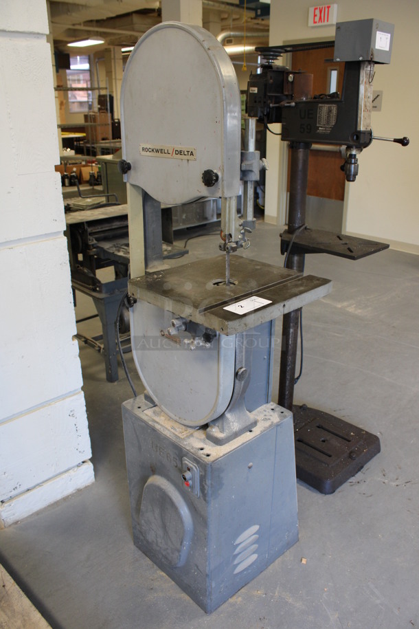 Rockwell Delta Model 28-200 Metal Commercial Floor Style Band Saw. 115 Volts, 1 Phase. 20x25x65. (Room 130) - Image 2 of 10