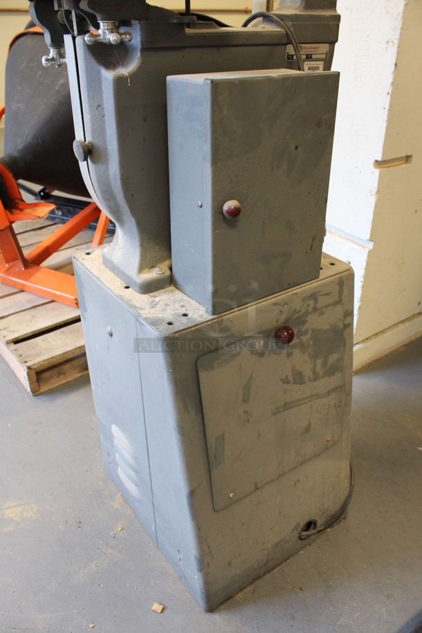 Rockwell Delta Model 28-200 Metal Commercial Floor Style Band Saw. 115 Volts, 1 Phase. 20x25x65. (Room 130) - Image 6 of 10