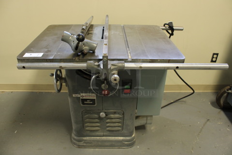 Rockwell Delta Metal Commercial Floor Style 10" Unisaw. 46x35x37. (Room 130)