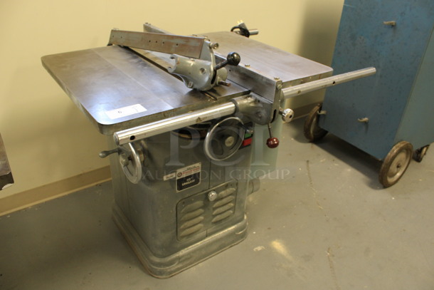 Rockwell Delta Metal Commercial Floor Style 10" Unisaw. 46x35x37. (Room 130) - Image 2 of 11