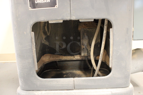 Rockwell Delta Metal Commercial Floor Style 10" Unisaw. 46x35x37. (Room 130) - Image 8 of 11