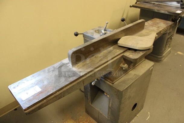 Rockwell Delta Metal Commercial Floor Style Manual Jointer. 115 Volts, 1 Phase. 67x22x38. (Room 130) - Image 3 of 10