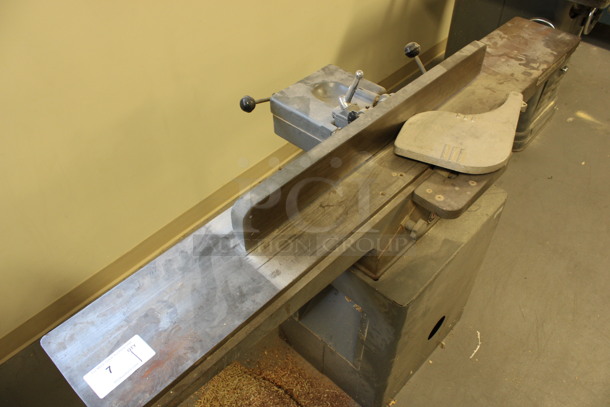 Rockwell Delta Metal Commercial Floor Style Manual Jointer. 115 Volts, 1 Phase. 67x22x38. (Room 130) - Image 5 of 10