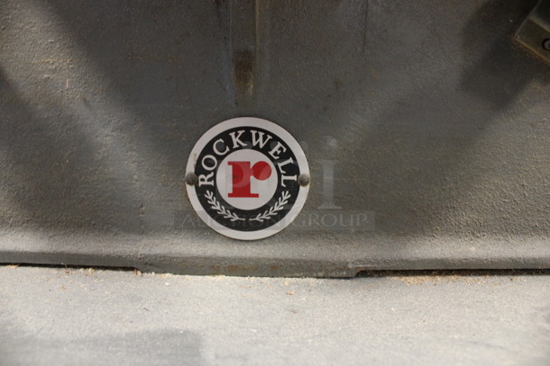 Rockwell Delta Metal Commercial Floor Style Manual Jointer. 115 Volts, 1 Phase. 67x22x38. (Room 130) - Image 10 of 10