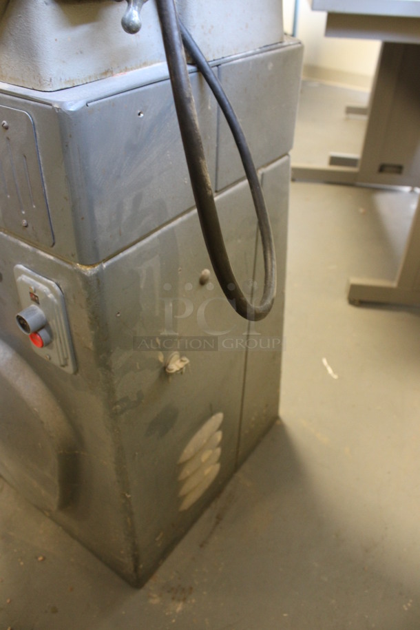 Rockwell Delta Metal Commercial Floor Style Electric Powered Sander. 250 Volts. 27x28x43. (Room 130) - Image 8 of 10