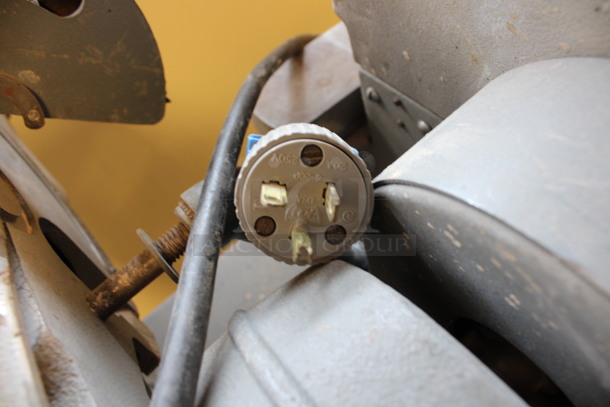 Rockwell Delta Metal Commercial Floor Style Electric Powered Sander. 250 Volts. 27x28x43. (Room 130) - Image 9 of 10