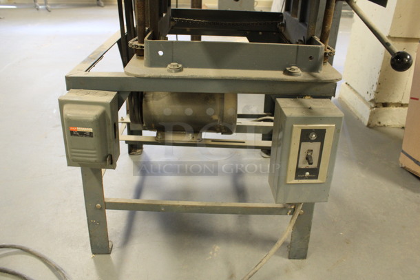 Sears Roebuck Model 283990 Metal Commercial Floor Style Router? 28x42x42. (Room 130) - Image 7 of 12