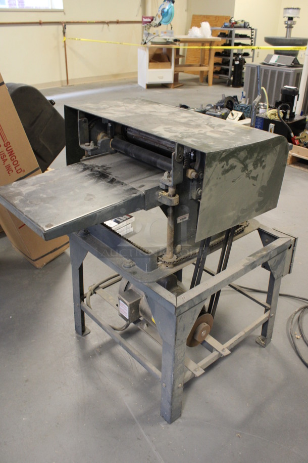 Sears Roebuck Model 283990 Metal Commercial Floor Style Router? 28x42x42. (Room 130) - Image 9 of 12