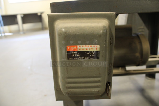 Sears Roebuck Model 283990 Metal Commercial Floor Style Router? 28x42x42. (Room 130) - Image 12 of 12