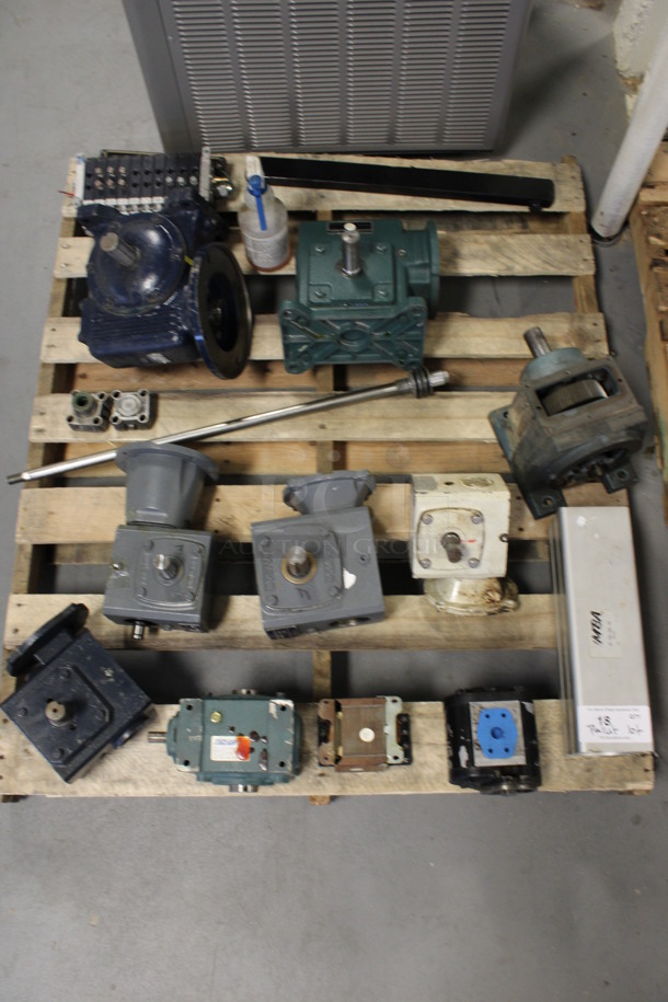 ALL ONE MONEY! Pallet Lot of Various Machine Parts Including Boston Gear Parts! (Room 130) - Image 1 of 10