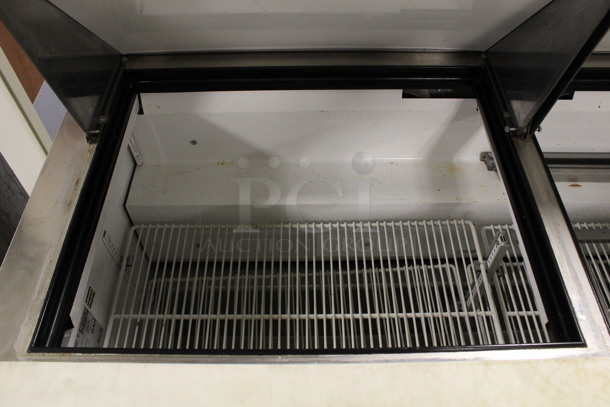 True Model TSSU-60-24M-B-ST Stainless Steel Commercial Sandwich Salad Prep Table Bain Marie Mega Top w/ Cutting Board on Commercial Casters. 115 Volts, 1 Phase. 60x34x46.5. (Room 130) - Image 6 of 9