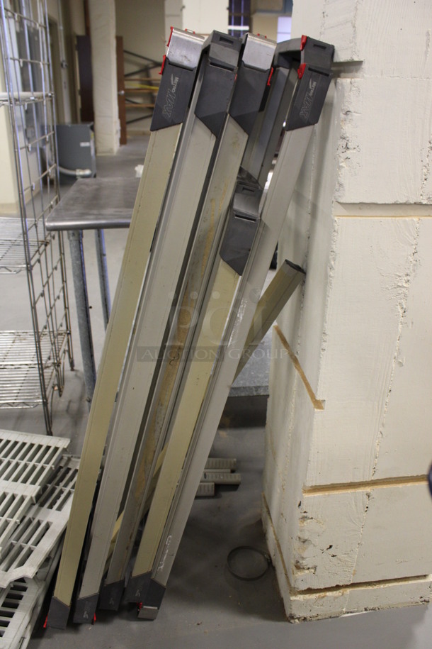ALL ONE MONEY! Lot of Pieces to Metro Max Shelving Unit; 5 Shelves, 4 Poles on Commercial Casters and Various Poly Shelf Pieces! 54x18x2, 68". (Room 130) - Image 6 of 6