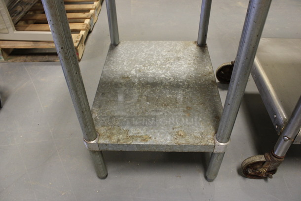 Stainless Steel Commercial Table w/ Metal Under Shelf. 30x24x35.5. (Room 130) - Image 4 of 4